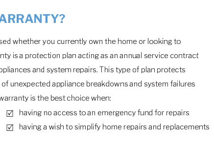 average cost of home warranty